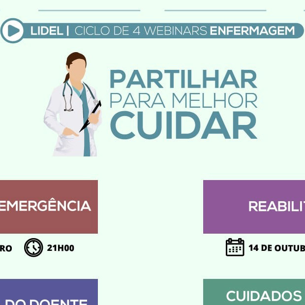 4 Webinar de Enfermagem “PARTILHAR PARA MELHOR CUIDAR”