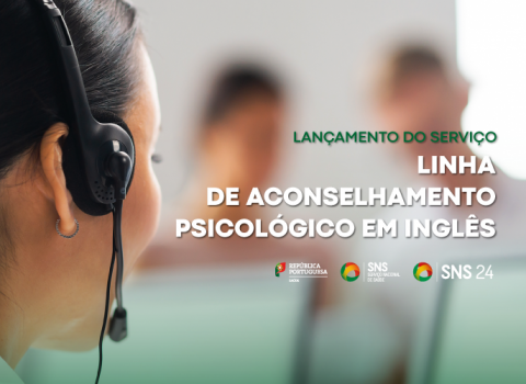 Serviço de Aconselhamento Psicológico do SNS 24 em Inglês