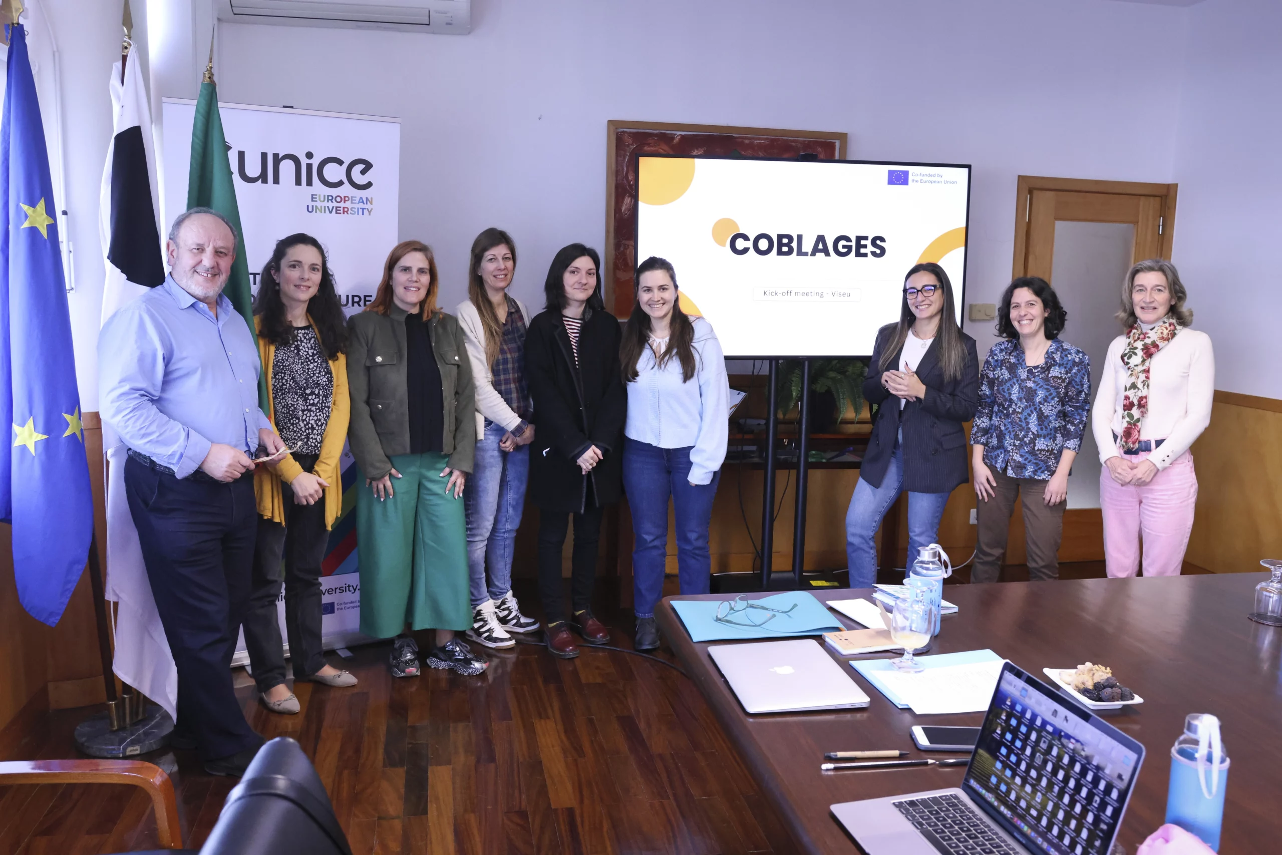 Reunião de Kickoff do Projeto COBLAGES – Using Community-Based Learning to Prepare Higher Education Students for an Ageing World, financiado pela EU – ERASMUS+